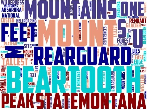 Mount Rearguard Wordart Sticker: Where Intentional Design Meets Everyday Inspiration