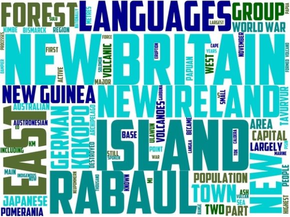 New Britain Wordart Book Cover